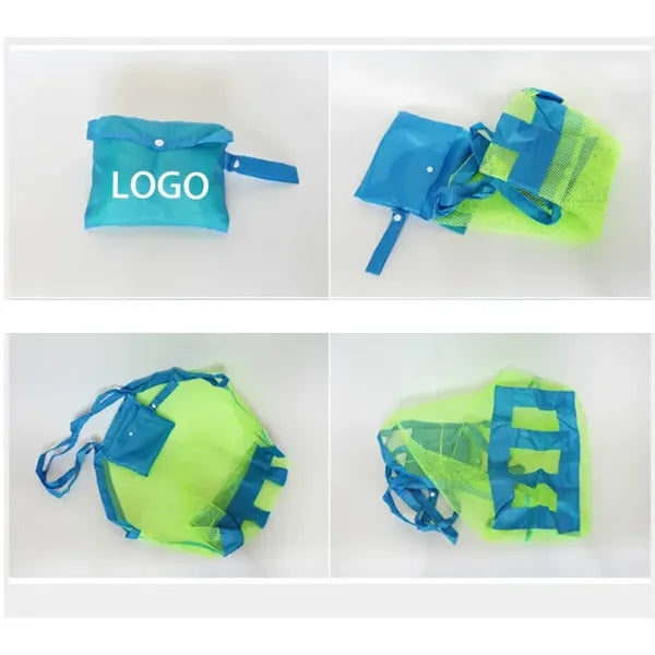Folded Beach Mesh Gear Bag