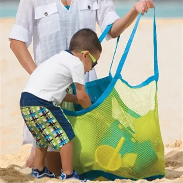Folded Beach Mesh Gear Bag
