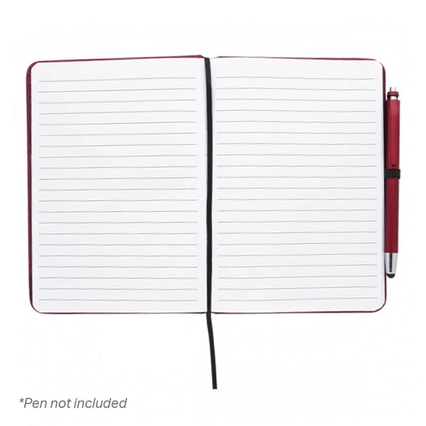 RPET Heathered Journal with pen loop