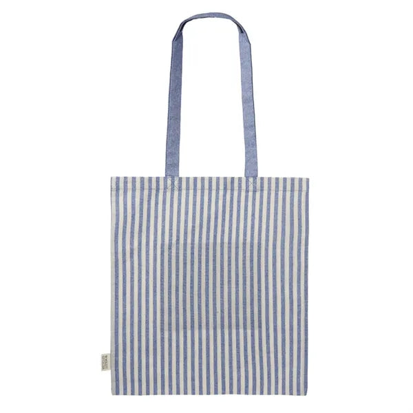Eco-friendly Cotton Striped Tote Bag