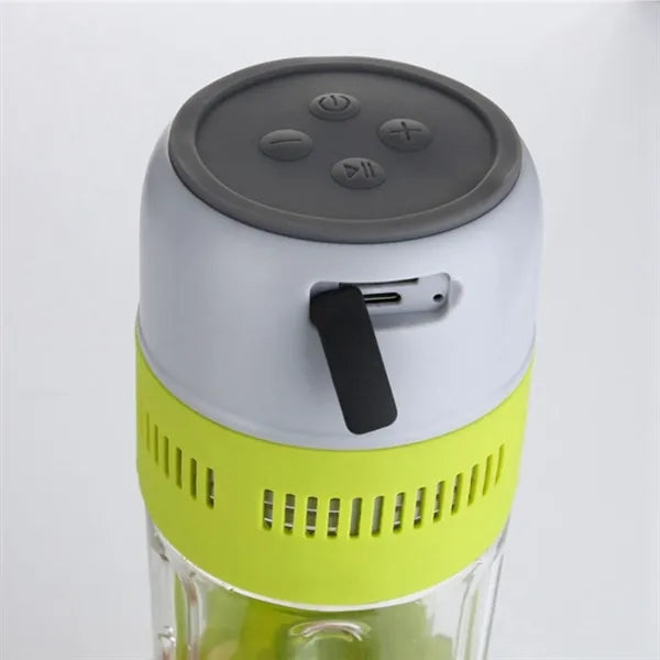 Sport Water Bottle With Bluetooth Wireless Speaker