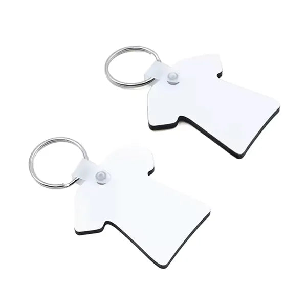Dress Shaped Sublimation MDF Keychain