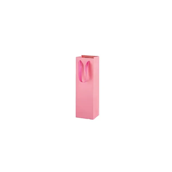 Elegant Single Kraft Red Wine Carrier Bag