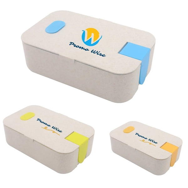 Wheat Straw Lunch Set With Phone Holder