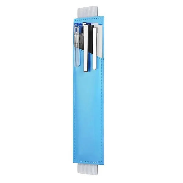 Adjustable Elastic Band Marbled Pen Holder Sleeve