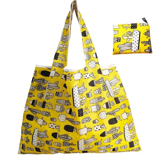 Large Capacity 210D Oxford Cloth Foldable Shopping Tote Bag