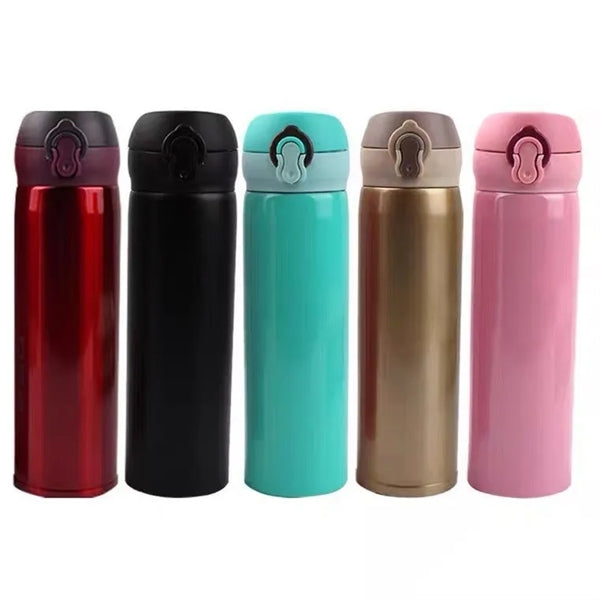 17 OZ Stainless Steel Thermos Bottle with Bouncing Cover