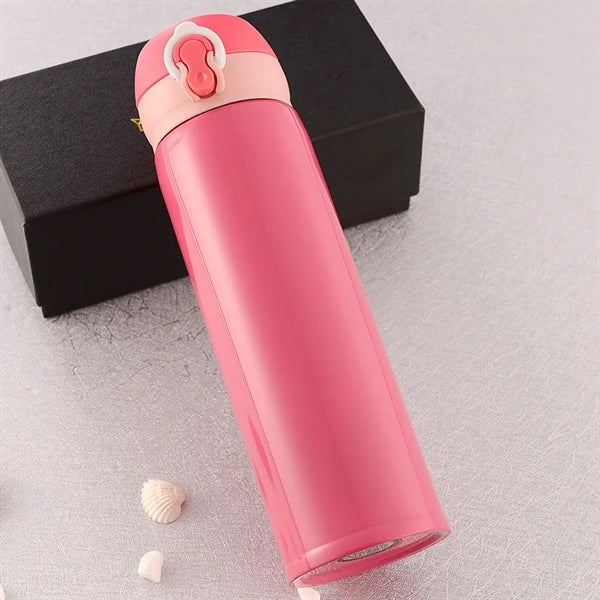 17 OZ Stainless Steel Thermos Bottle with Bouncing Cover