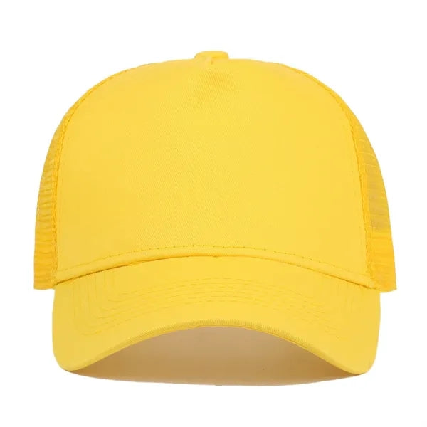 5 Panel Structured Mesh Back Trucker Cap w/Embroidery