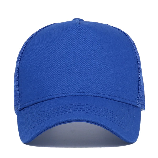 5 Panel Structured Mesh Back Trucker Cap w/Embroidery