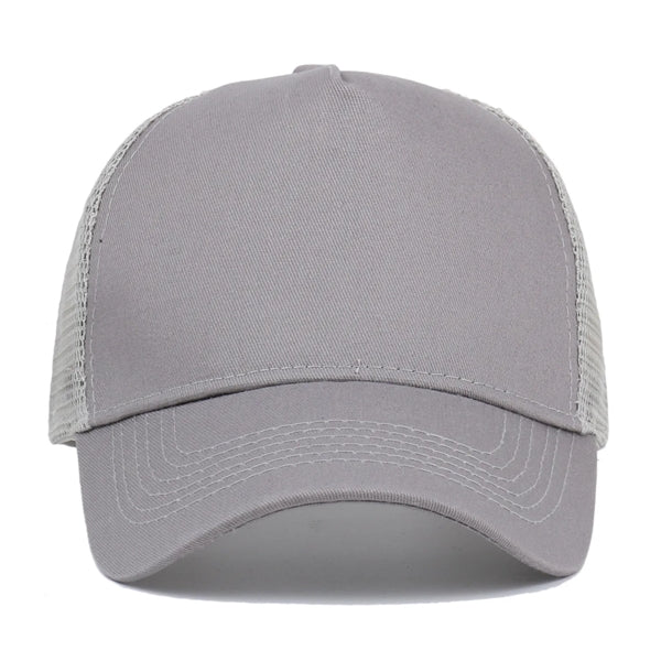 5 Panel Structured Mesh Back Trucker Cap w/Embroidery