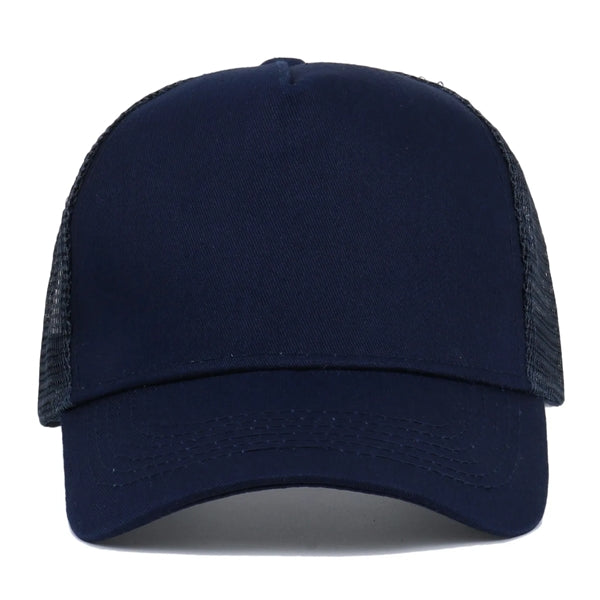 5 Panel Structured Mesh Back Trucker Cap w/Embroidery
