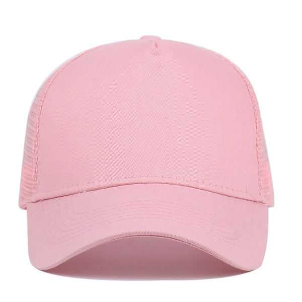 5 Panel Structured Mesh Back Trucker Cap w/Embroidery