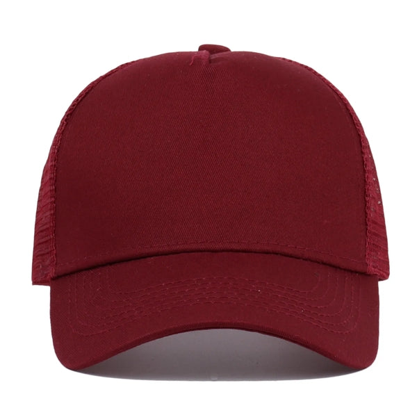 5 Panel Structured Mesh Back Trucker Cap w/Embroidery