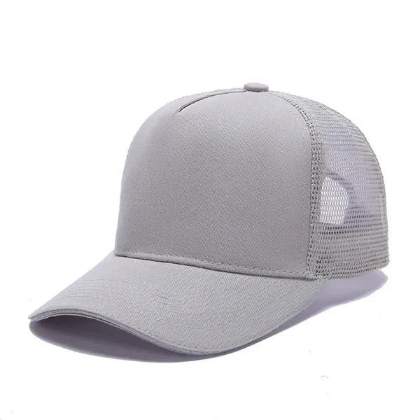 5 Panel Structured Mesh Back Trucker Cap w/Embroidery