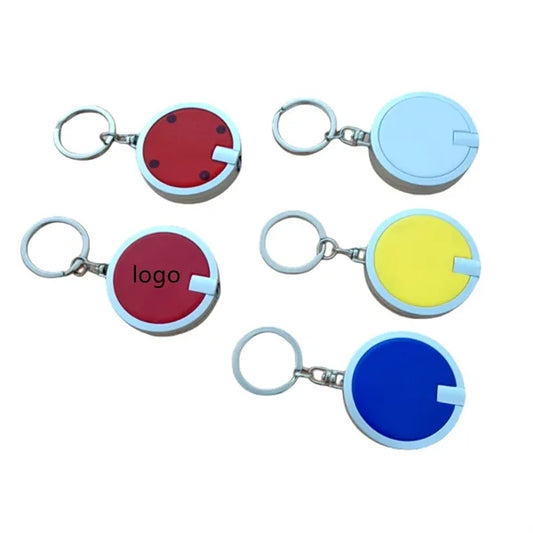 Round LED Keychains
