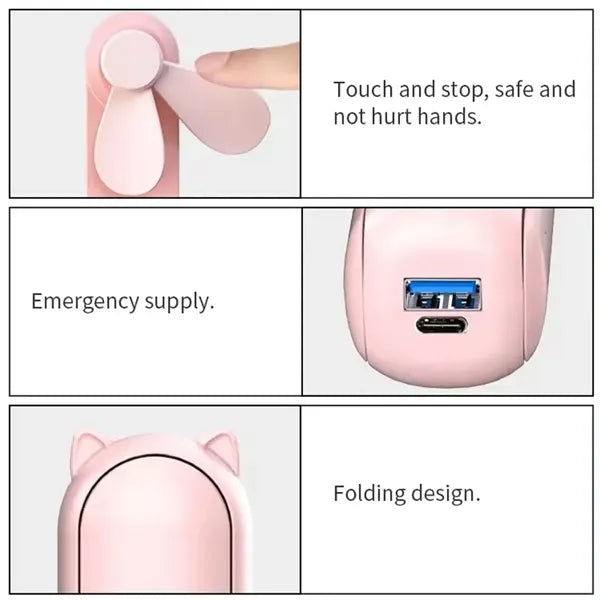 Handheld Folding Small Fan