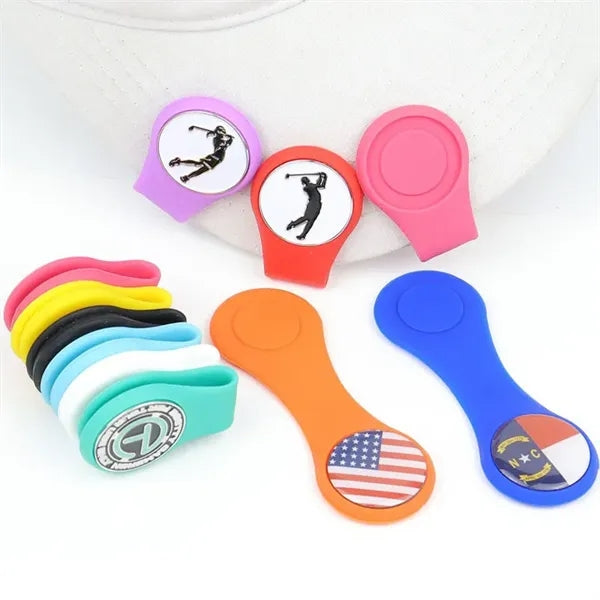 Golf Magnetic Silicone Cap Clip