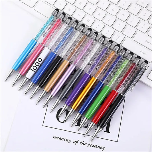 Crystal Ballpoint Stylus Pen Filled With Crystal Elements