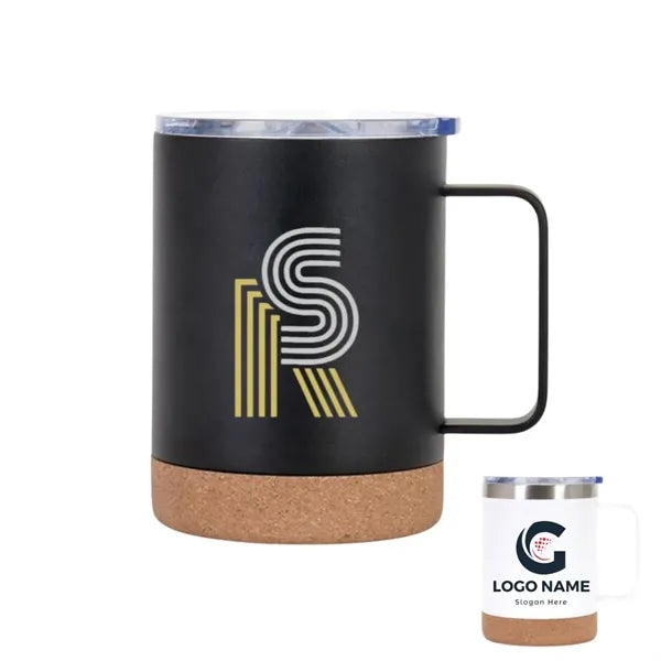 12 oz. Camping Mug With Cork Base