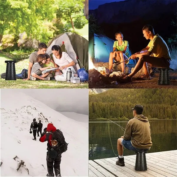 Retractable Folding Stool