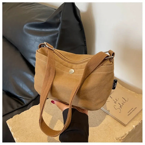 Canvas Cross-Body Bag