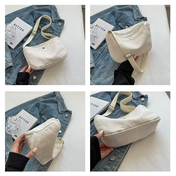 Canvas Cross-Body Bag