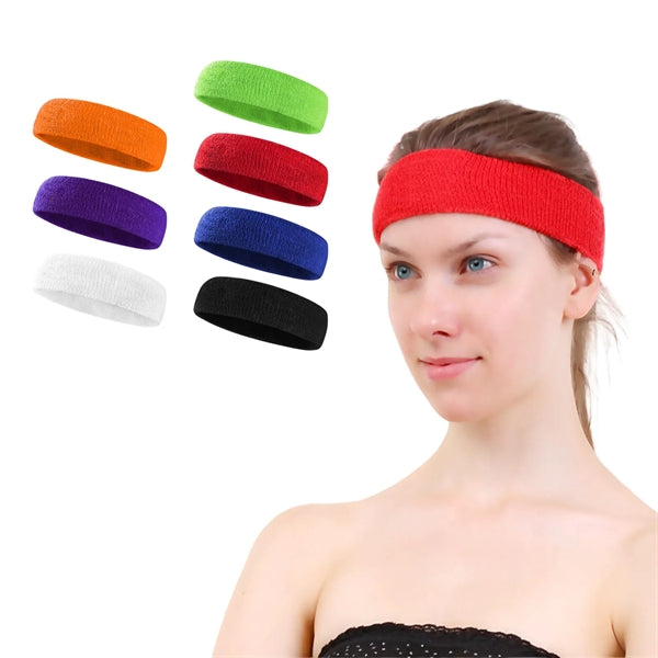 Soft Elastic Sports Headband For Outdoor