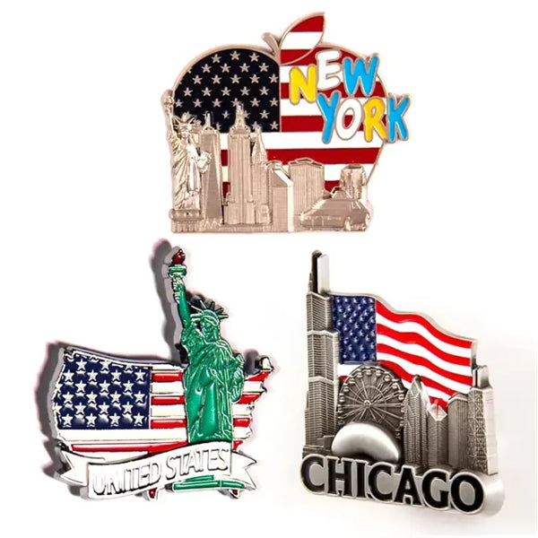 3D Metal Fridge Magnet