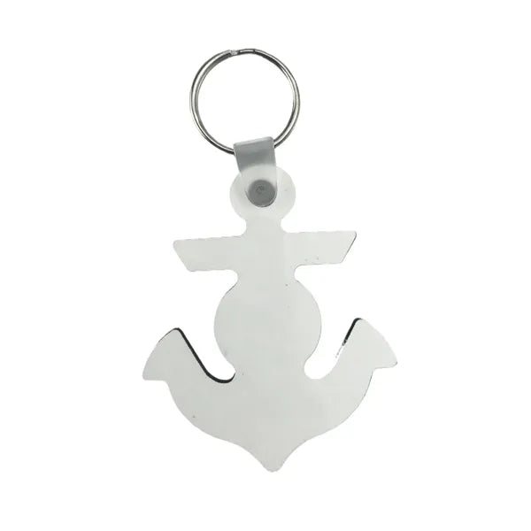 Anchor Shaped Sublimation MDF Keychain