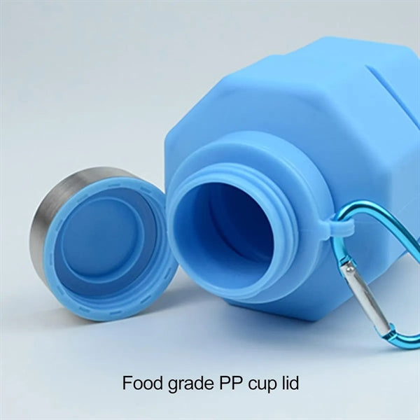 Foldable Silicone Dumbbell Water Bottle