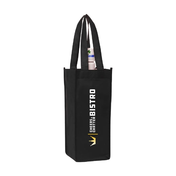 Hospitality Non-Woven Wine Bag (2 Color Imprint)