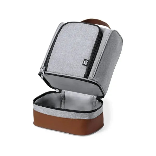 Leather Handle Cooler Bag