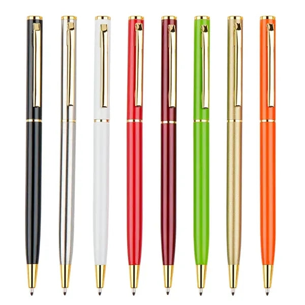 Slim Twist-action Metal Ballpoint Pen