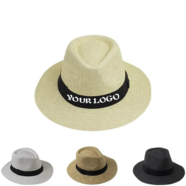 Wide Brim Fedora Sun Hat