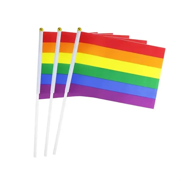 9" x 6" Hand Waving Flag Banner
