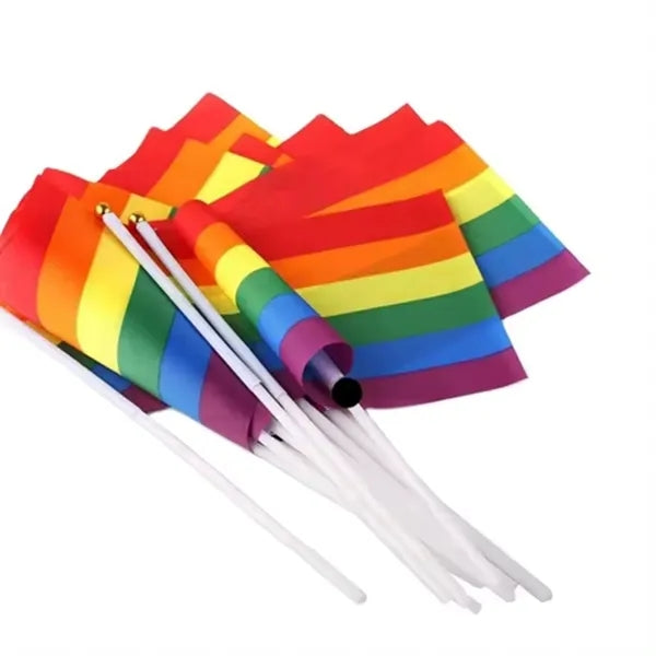 9" x 6" Hand Waving Flag Banner