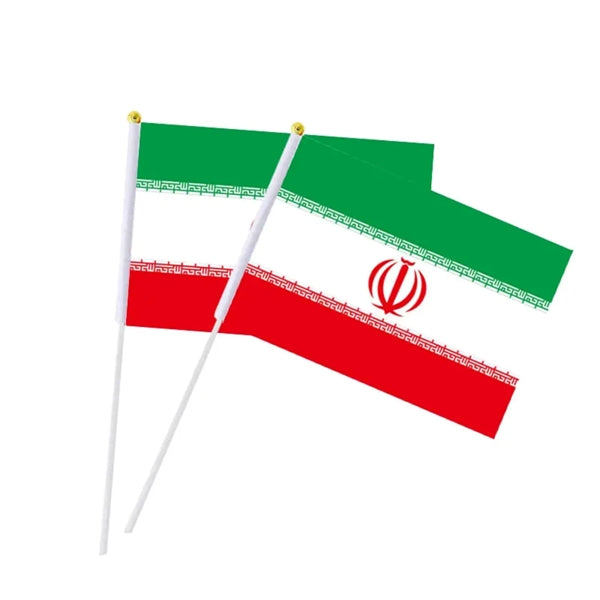 9" x 6" Hand Waving Flag Banner