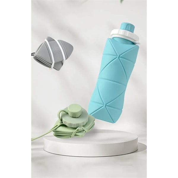 Outdoor Foldable Silicone Water Bottle
