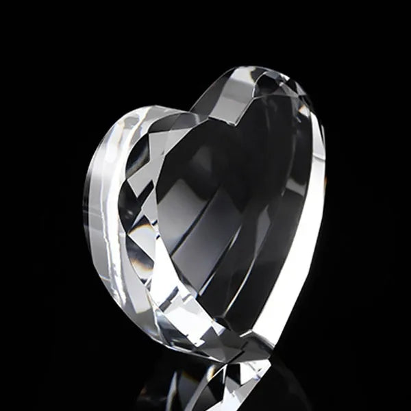 Crystal Heart Paperweight