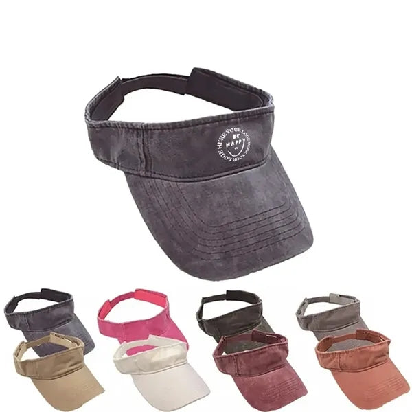 Sports Visor Cotton Ball Cap