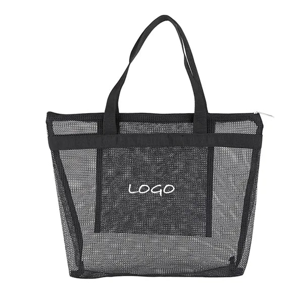 Mesh Portable Beach Tote Bag