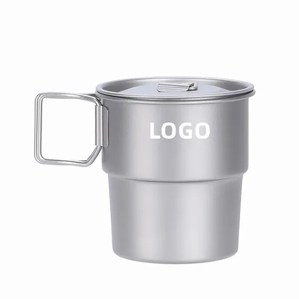 10oz Pure Titanium Mugs for Camping Coffee Cups