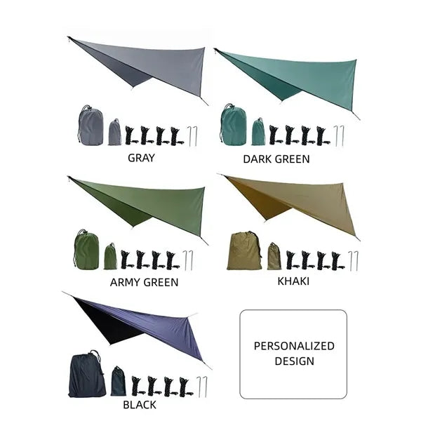 Rodless Sun Shade Sails Canopy