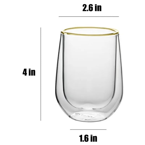 Colored Double Wall Glass