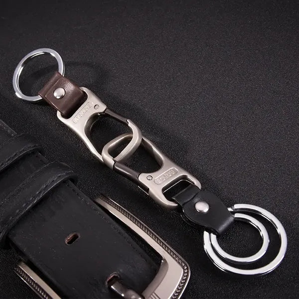 Durable Leather Keychain