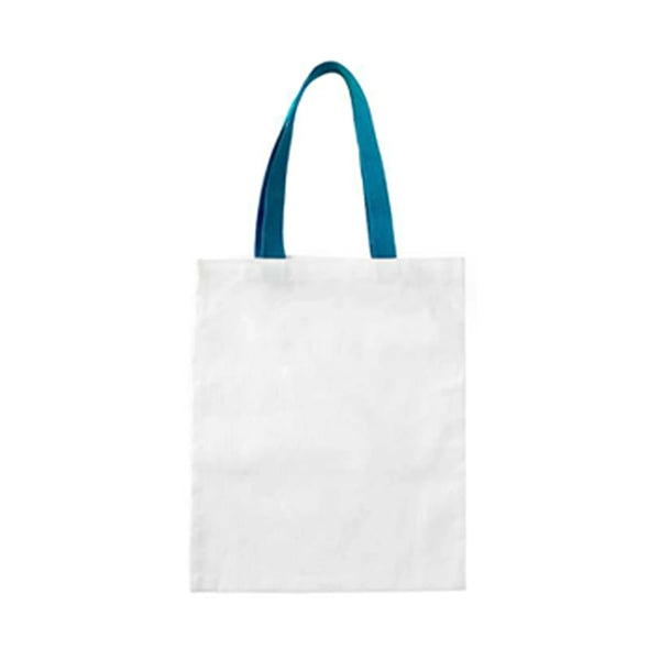 Colorful Handle Canvas Tote
