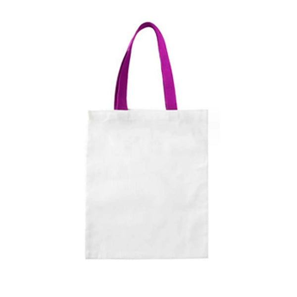 Colorful Handle Canvas Tote