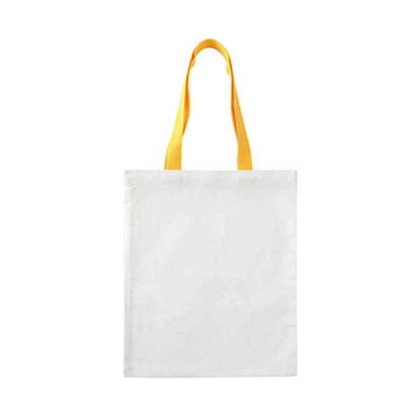 Colorful Handle Canvas Tote