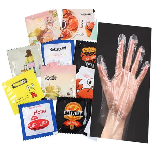Custom-Made Disposable PE Gloves